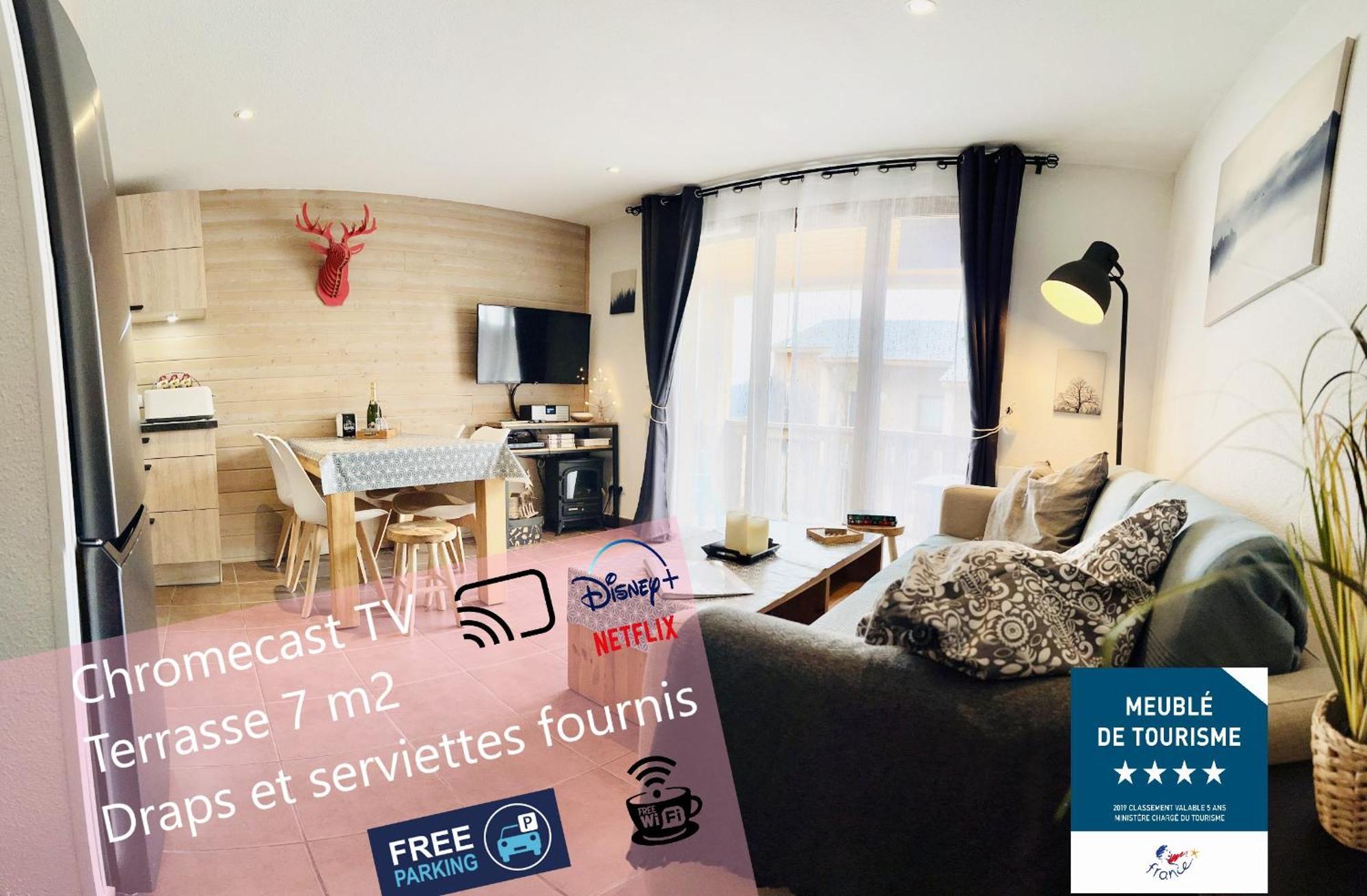 Lou Castelou - T3 Cosy - Chromecast Tv Daire Les Angles  Dış mekan fotoğraf
